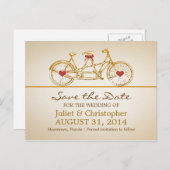 Bewaar de datum schattige briefkaarten (Voorkant / Achterkant)