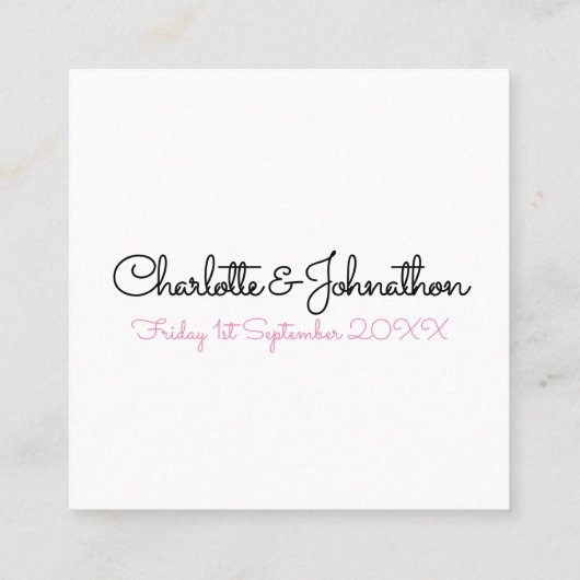 Bewaar de datum schattige lesbische teddybeer contactkaartje (Achterkant)