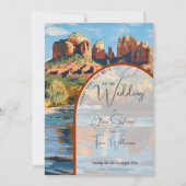 Bewaar de datum - Sedona Red Rock Cathedral Kaart (Voorkant)