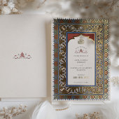 Bewaar de datum Sieraden Goud Moslim Islamitisch Folie Uitnodiging