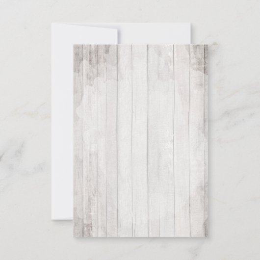 Bewaar de datum Southern Cotton Country Wedding Ka Kaart (Achterkant)