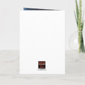 Bewaar de datum (Spreuken 18:22) Blauw/Zwart/Zilve Kaart (Achterkant)