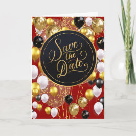 Bewaar de datum (Spreuken 18:22) Rood/Goud/Wit Kaart