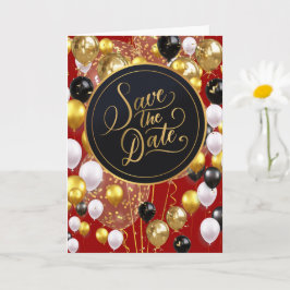 Bewaar de datum (Spreuken 18:22) Rood/Goud/Wit Kaart