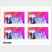 BEWAAR DE DATUM STICKER MET UITZICHT VAN LAS VEGAS (Vel)