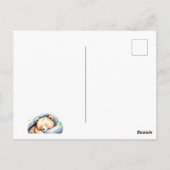 Bewaar de datum Teddy Bear Baby shower Briefkaart (Achterkant)