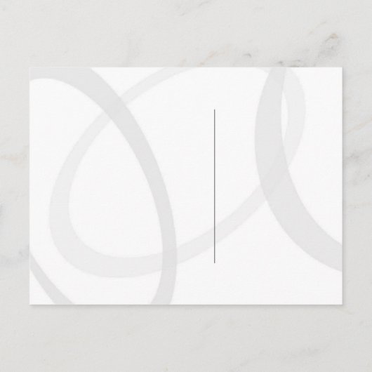 Bewaar de datum Tropical Paarse Aankondigingskaart (Achterkant)