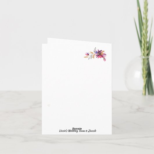 Bewaar de datum trouwbericht (Achterkant)