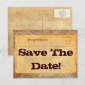  Bewaar de datum! Uitnodigingen briefkaarten (Voorkant / Achterkant)