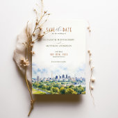 Bewaar de datum van bestemming Washington DC Kaart