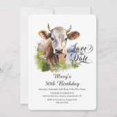 Bewaar de datum van de 50ste verjaardag van de gel kaart (Voorkant)