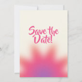 Bewaar de datum verjaardagsuitnodiging save the date (Achterkant)