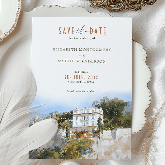 Bewaar de datum Villa ASTOR Amalfi Coast Kaart