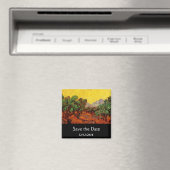 bewaar de datum,Vincent van Gogh Olijfbomen Magneet (Insitu (Vaatwasser))