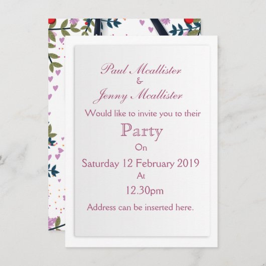 Bewaar de datum Vintage Camera Kaart (Voorkant / Achterkant)