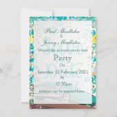 Bewaar de datum Vintage Klassieke auto. Kaart (Voorkant)