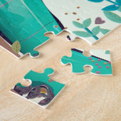 Bewaar de datum Vintage Klassieke auto. Legpuzzel (Zijkant)