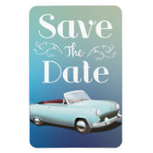 Bewaar de datum Vintage klassieke auto Magneet (Verticaal)