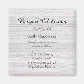 Bewaar de datum vintage magneet (Voorkant)