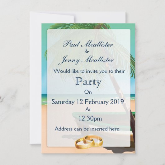 Bewaar de datum vintage vissersboot kaart (Voorkant)