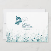 Bewaar de datum ~ Vlindertuin 6 Save The Date (Achterkant)