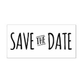 Bewaar de datum voor aankondigingen, bruiloften rubberstempel (Afrduk)