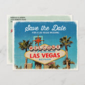 Bewaar de datum voor een fantastische bruiloft in  aankondigingskaart (Voorkant / Achterkant)