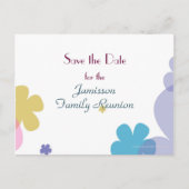 Bewaar de datum voor het Briefkaart van gezinshere (Voorkant)