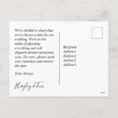 Bewaar de datum voor het huwelijk in Las Vegas, Ne Feestdagenkaart (Achterkant)