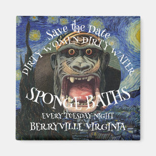 BEWAAR DE DATUM VUILE VROUWEN SPONS BADEN DINSDAG MAGNEET