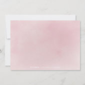 Bewaar de datum waarop de botanische bloesem wordt save the date (Achterkant)