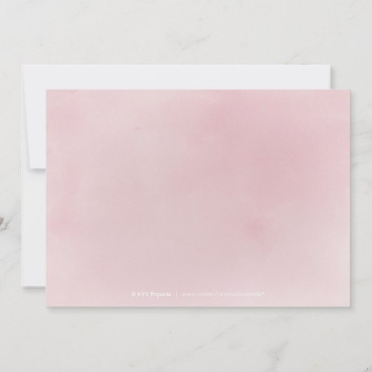 Bewaar de datum waarop de botanische bloesem wordt save the date (Achterkant)