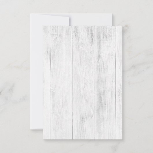 Bewaar de datum Waterverf Floral Wedding Kaart (Achterkant)