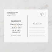 Bewaar de datum Wedding Birds Briefkaart (Achterkant)