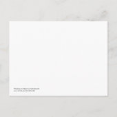 Bewaar de datum White Cherry Blossom Briefkaart (Achterkant)