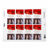 Bewaar de datum Wijnflessen Etiket (Full Sheet)