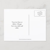 Bewaar de datum Wilde Columbine Bloem Aankondigingskaart (Achterkant)