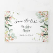 Bewaar de datum Zaalvoetbal Drie-voudige uitnodigi Drieluik Uitnodiging (Cover)