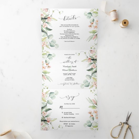 Bewaar de datum Zaalvoetbal Drie-voudige uitnodigi Drieluik Uitnodiging (Binnen)