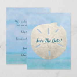 Bewaar de datum zanddollar save the date