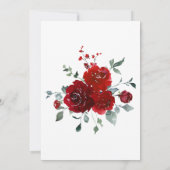 Bewaar de datum zwart en rood kaart (Achterkant)
