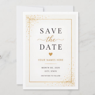 Bewaar de datumkaart save the date