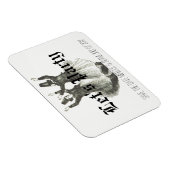 Bewaar de datummagneet, Offbeat bruiloft, Quirky Magneet (Rechterzijde)