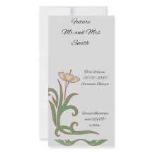 Bewaar de datums in Art Nouveau stijl