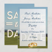 Bewaar de datumvelden kaart (Voorkant / Achterkant)