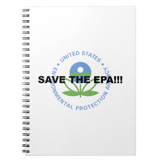 Bewaar de EPA Notitieboek (Voorkant)