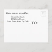 Bewaar de EPA Snowy Egret Heron Aankondigingskaart (Achterkant)