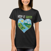 Bewaar de groene dag van de aarde t-shirt (Voorkant)