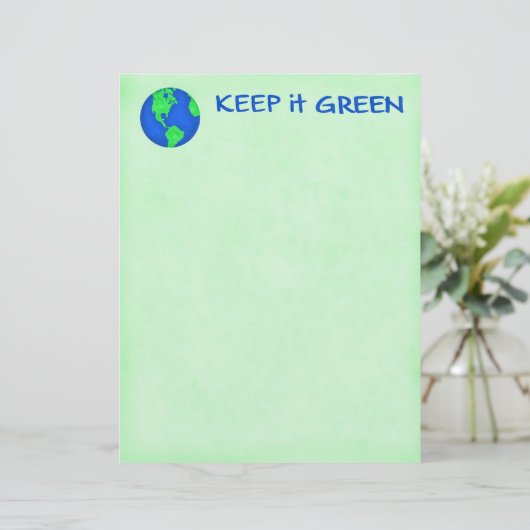 Bewaar de groene ruimte Kunst (Staand voorkant)