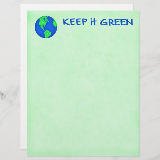 Bewaar de groene ruimte Kunst (Voorkant / Achterkant)